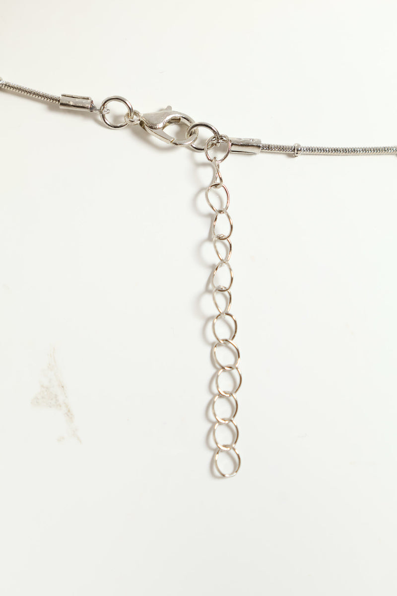 Butterfly Pendant Necklace - Silver