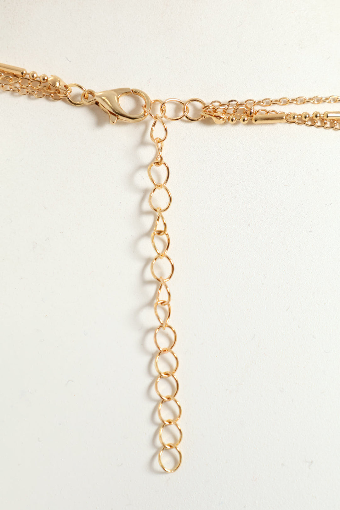 3 Layer Small Disc Necklace - Gold