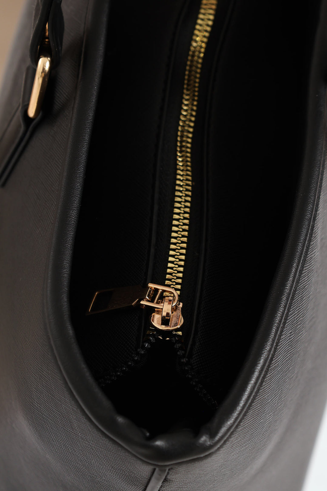 Strap Detail Shopper - Black