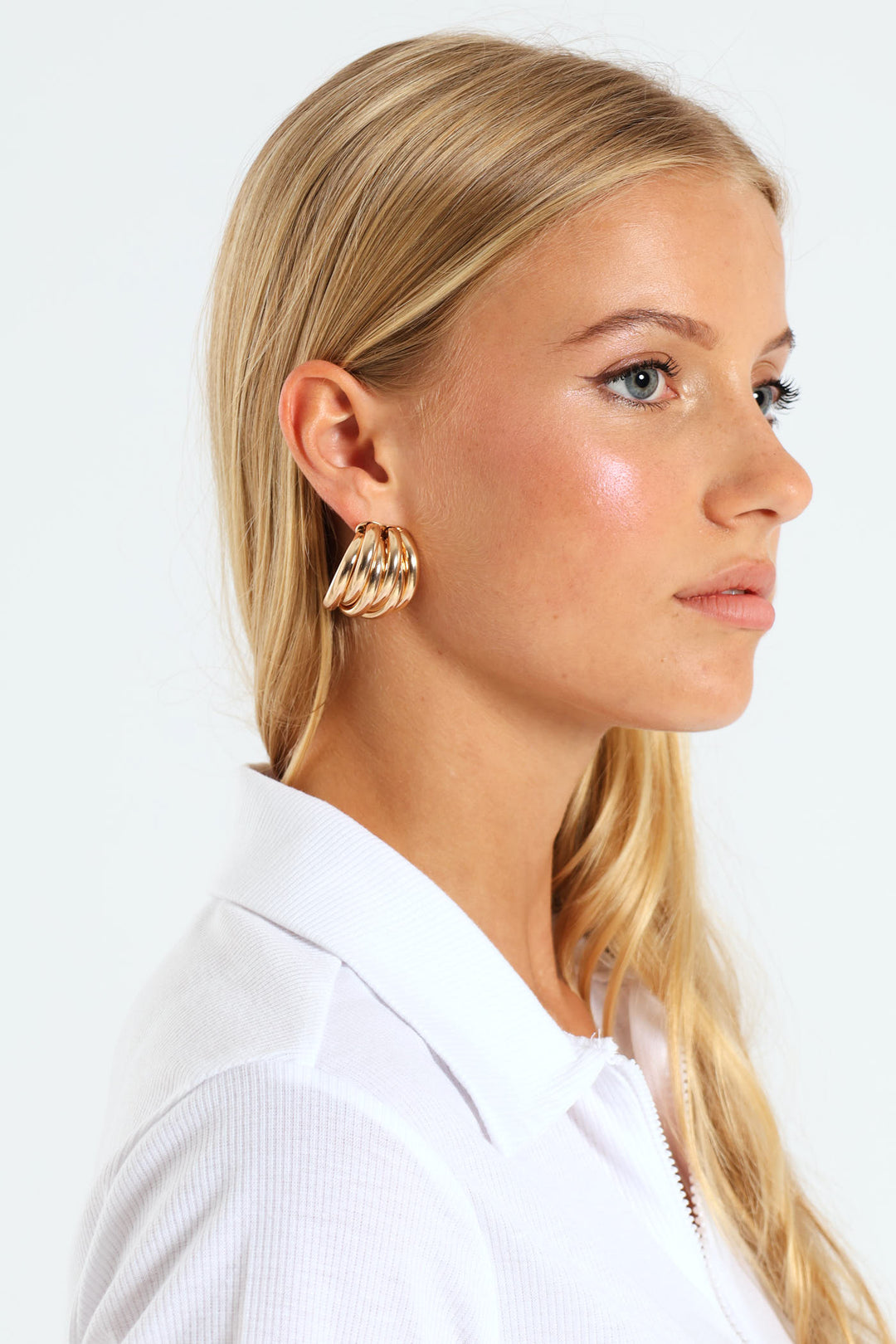 Multi Strand Earrings - Gold