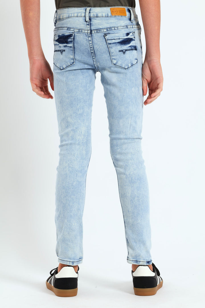 Boys Pines Denim  - Light Blue