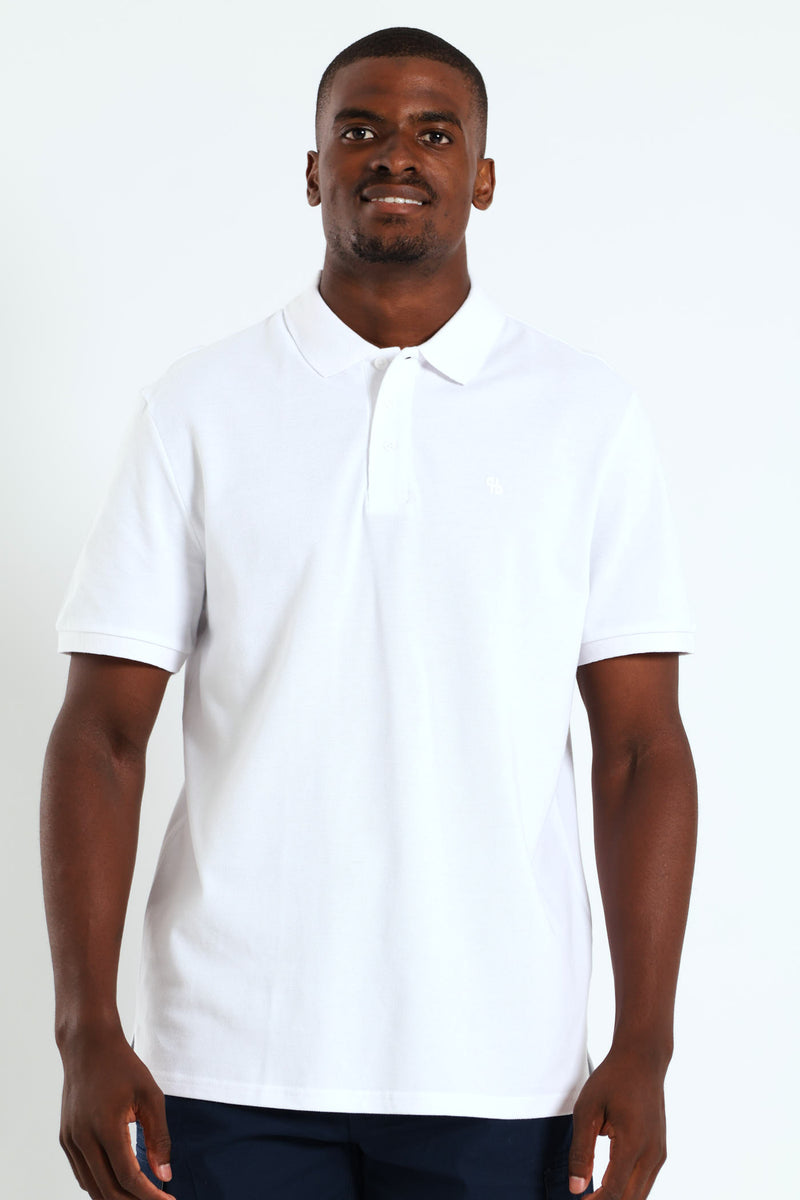 Basic Regular Fit Golfer - White