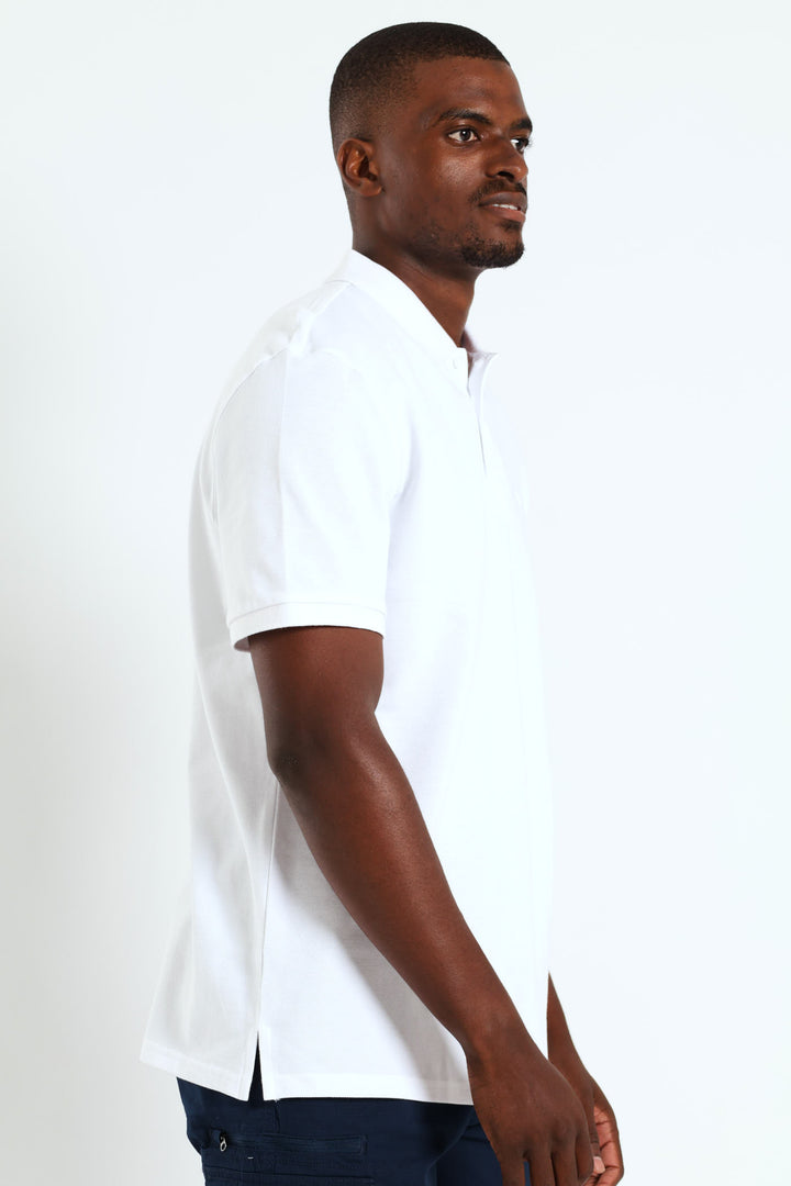 Basic Regular Fit Golfer - White