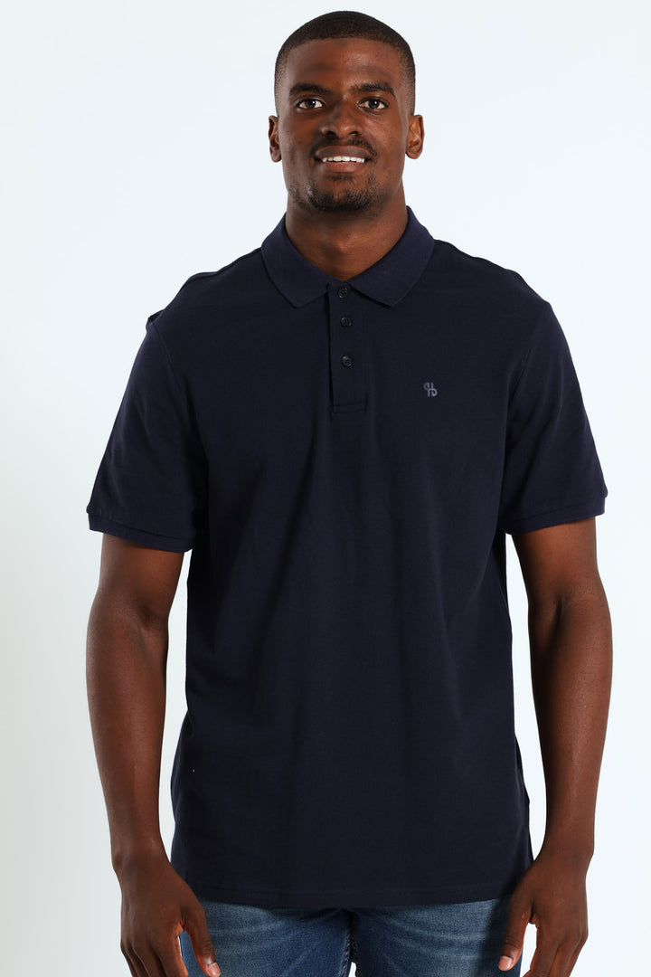 Basic Regular Fit Golfer - Navy
