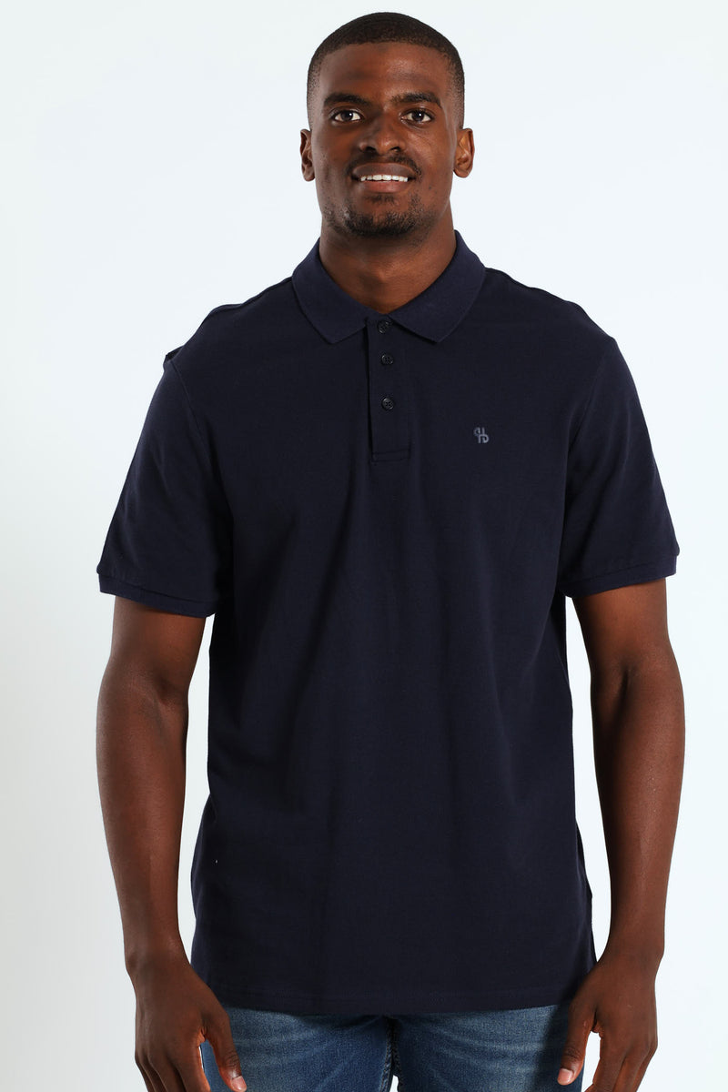Basic Regular Fit Golfer - Navy