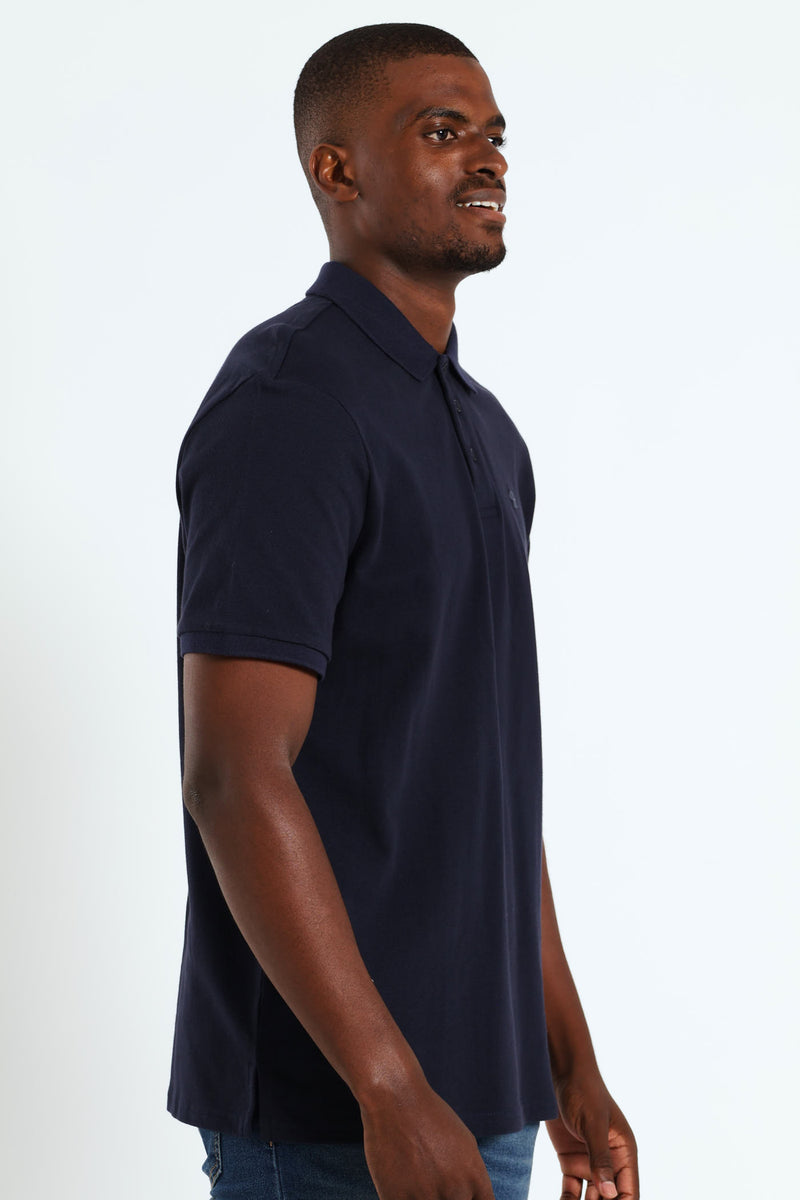 Basic Regular Fit Golfer - Navy