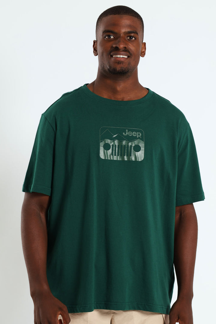 Iconic Car Collection Tee - Forest Green