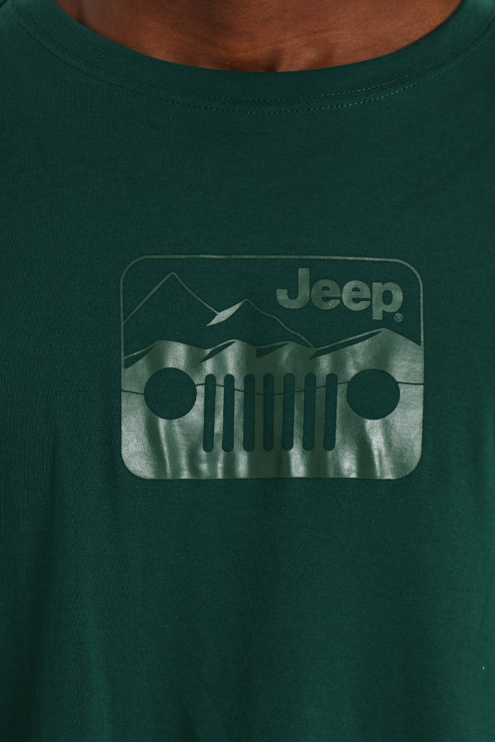 Iconic Car Collection Tee - Forest Green
