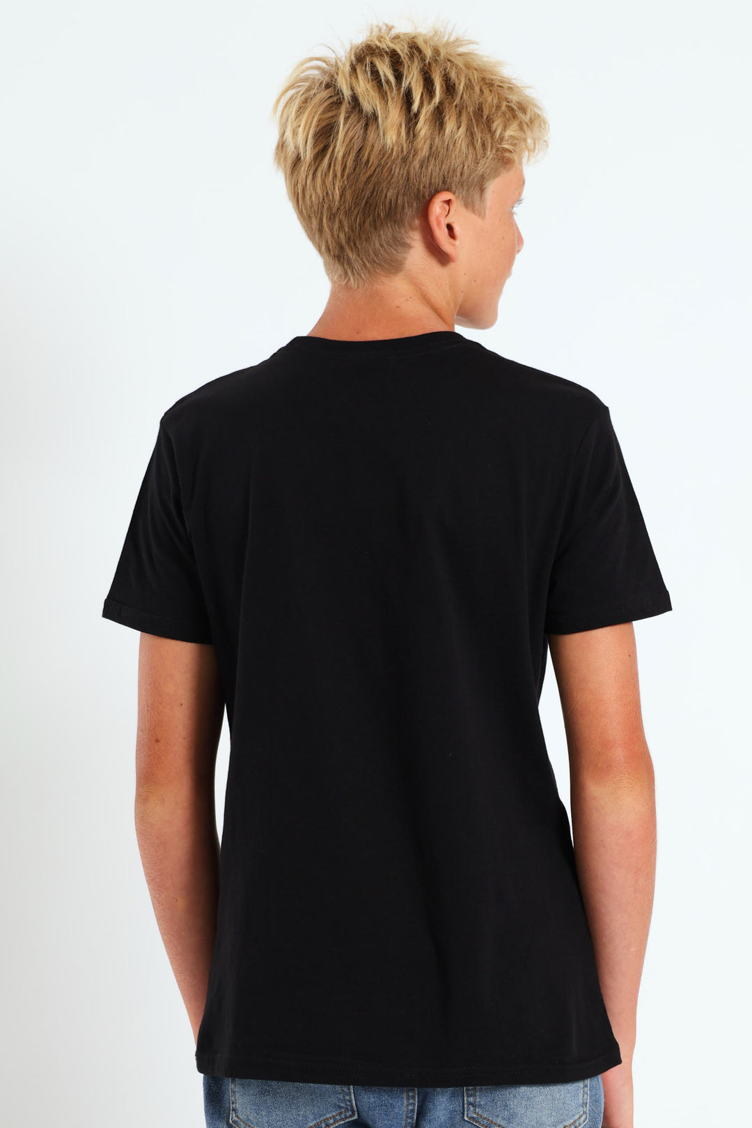Boys Ronaldo 7 Tee - Black