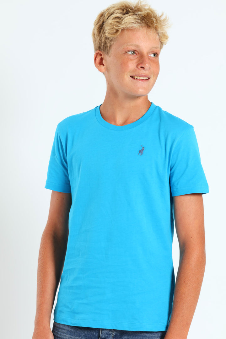 Boys Short Sleeve Classic Tee - Blue