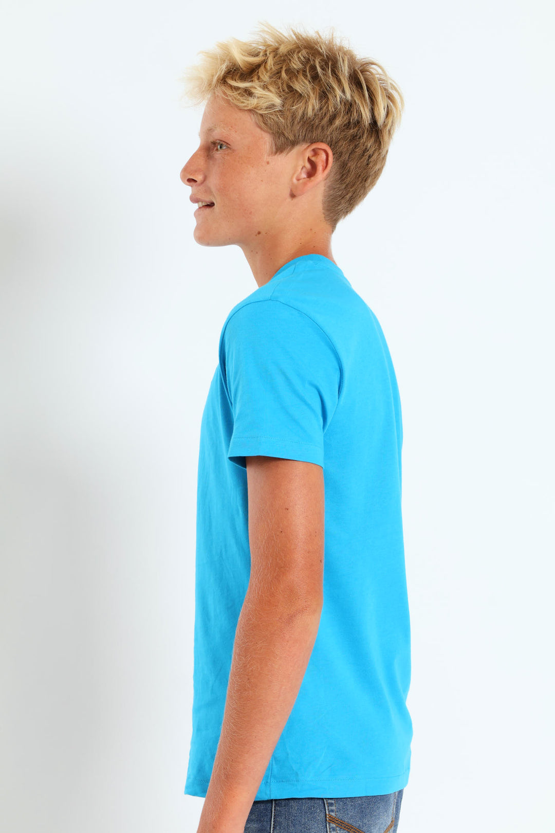 Boys Short Sleeve Classic Tee - Blue
