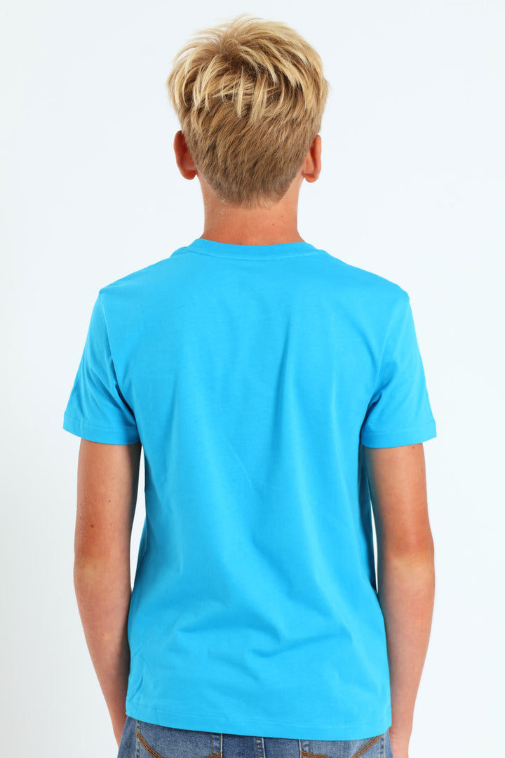 Boys Short Sleeve Classic Tee - Blue
