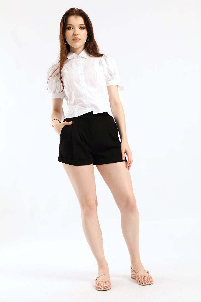 Mid Thigh Short - Black