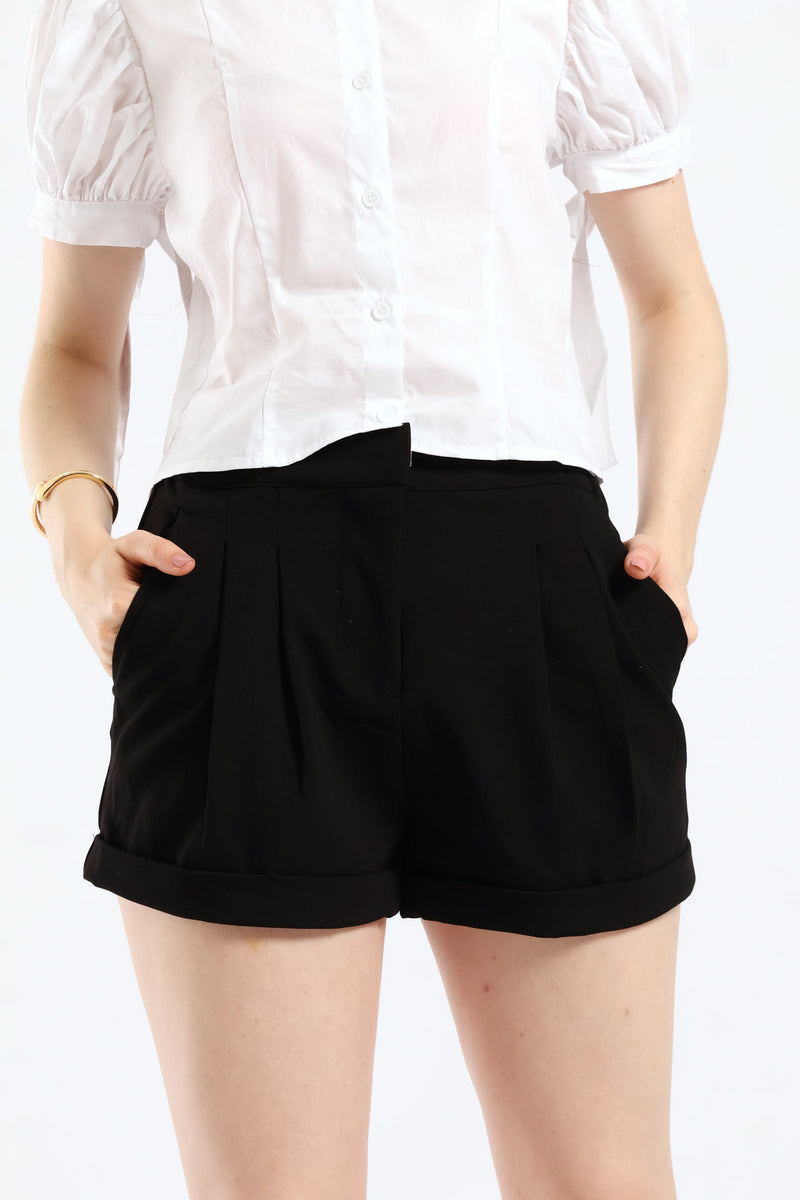 Mid Thigh Short - Black