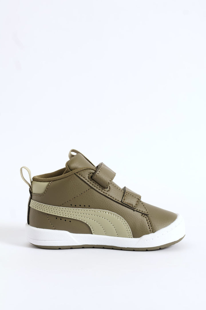 Pre-Boys Multiflex 2 Mid Sl V Sneaker - Olive