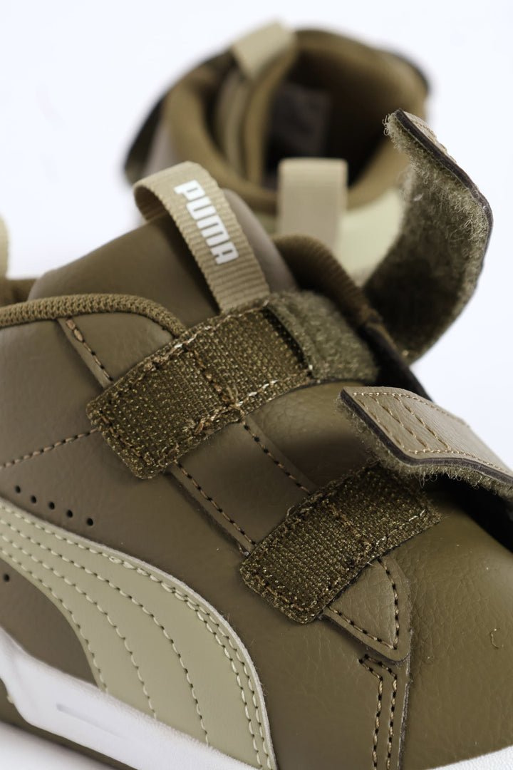 Pre-Boys Multiflex 2 Mid Sl V Sneaker - Olive