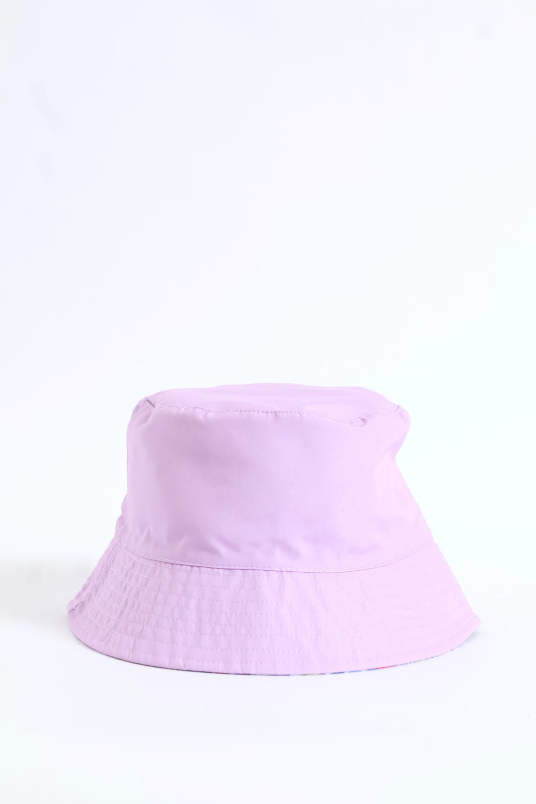 Floral Reversable Bucket Hat - Lilac