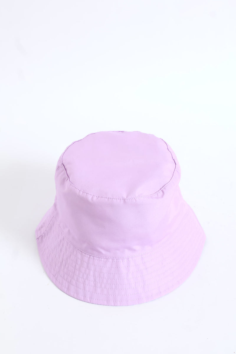 Floral Reversable Bucket Hat - Lilac