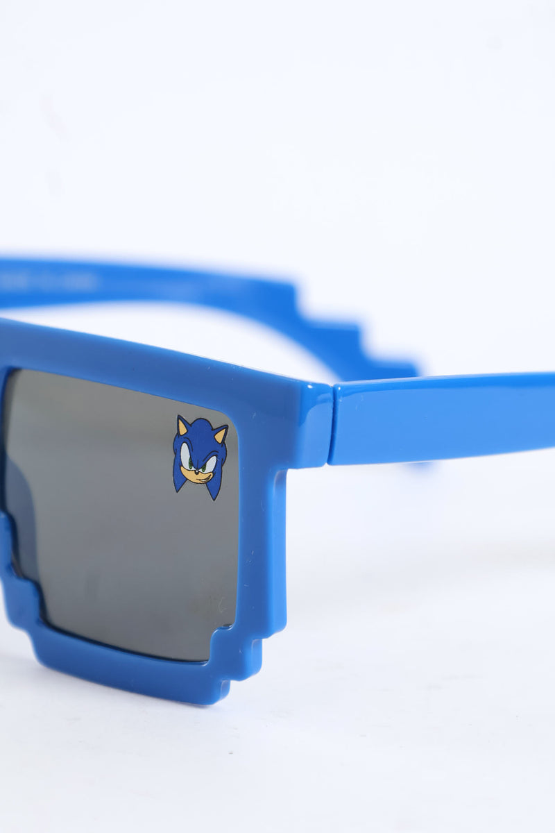 Pre-Boys Sonic Sunnies & Peak Set - Blue