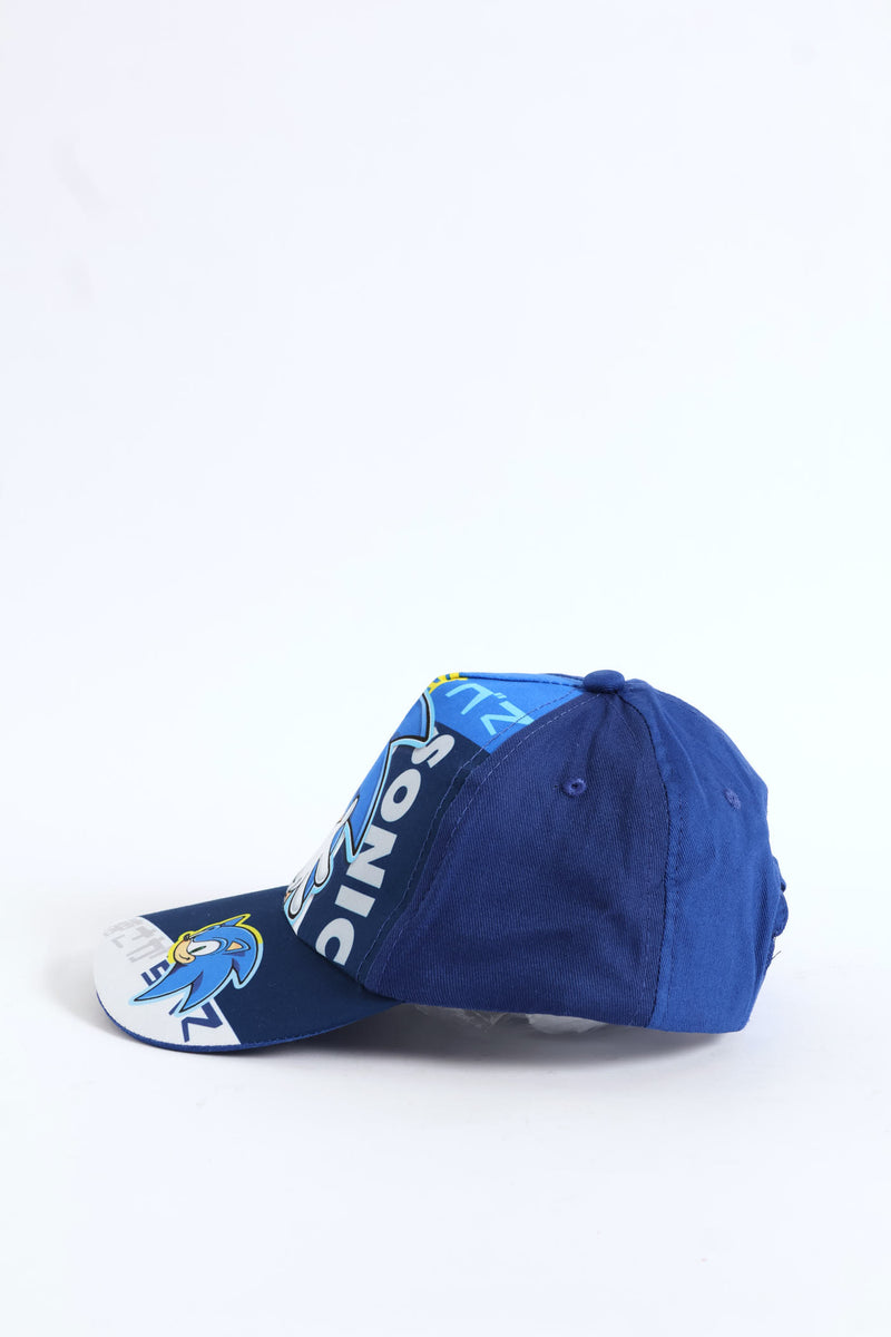 Pre-Boys Sonic Sunnies & Peak Set - Blue