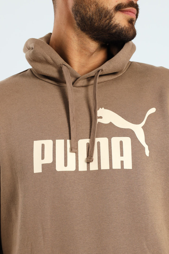 Essential No.1 Logo Fleece Hoodie - Taupe