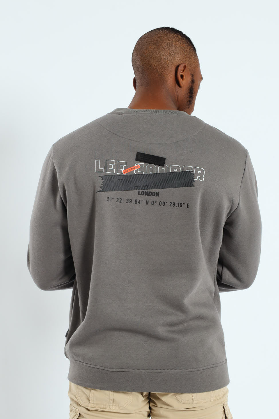 Elio Multi Print Sweatshirt - Dark Grey
