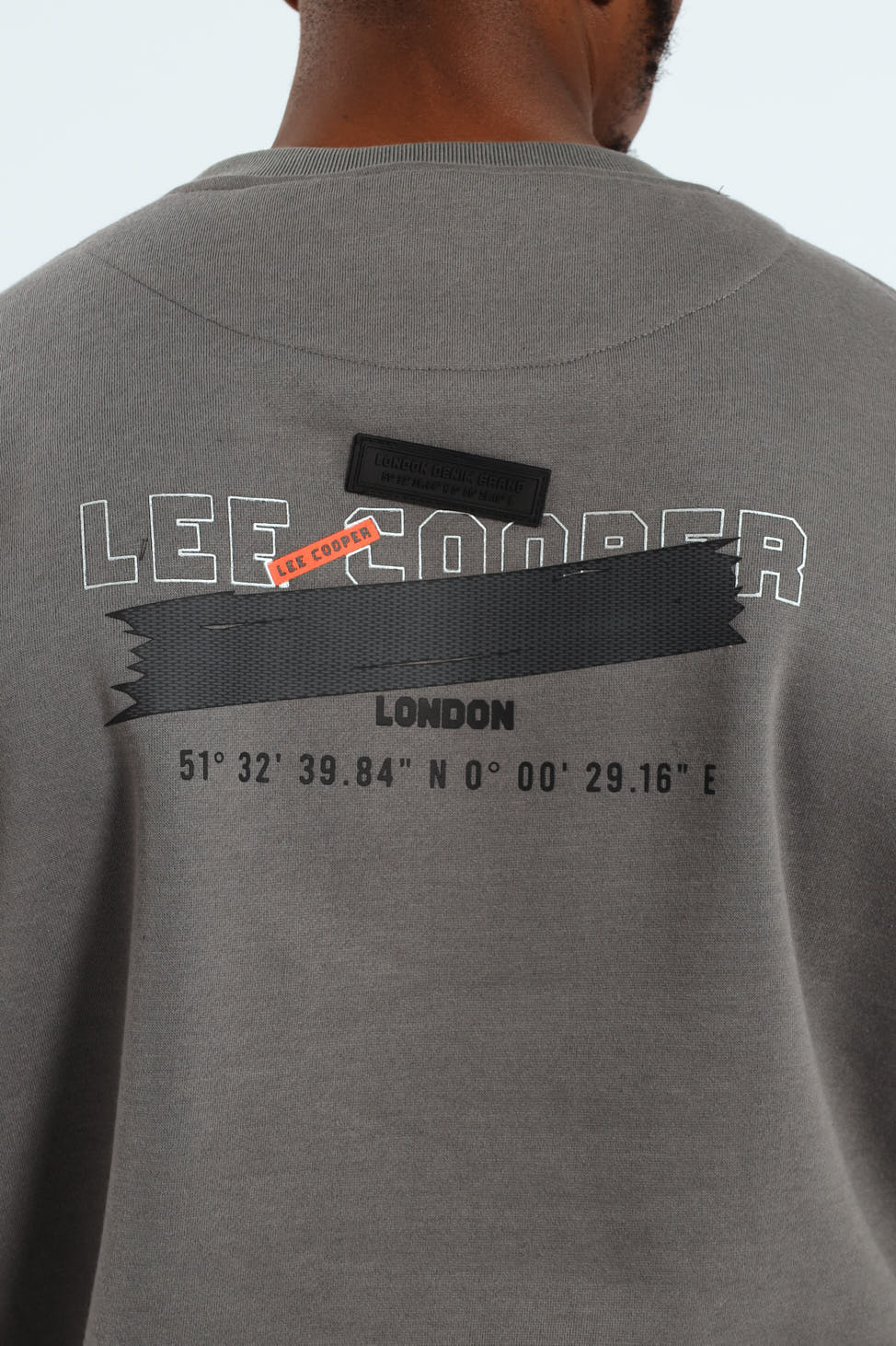 Elio Multi Print Sweatshirt - Dark Grey