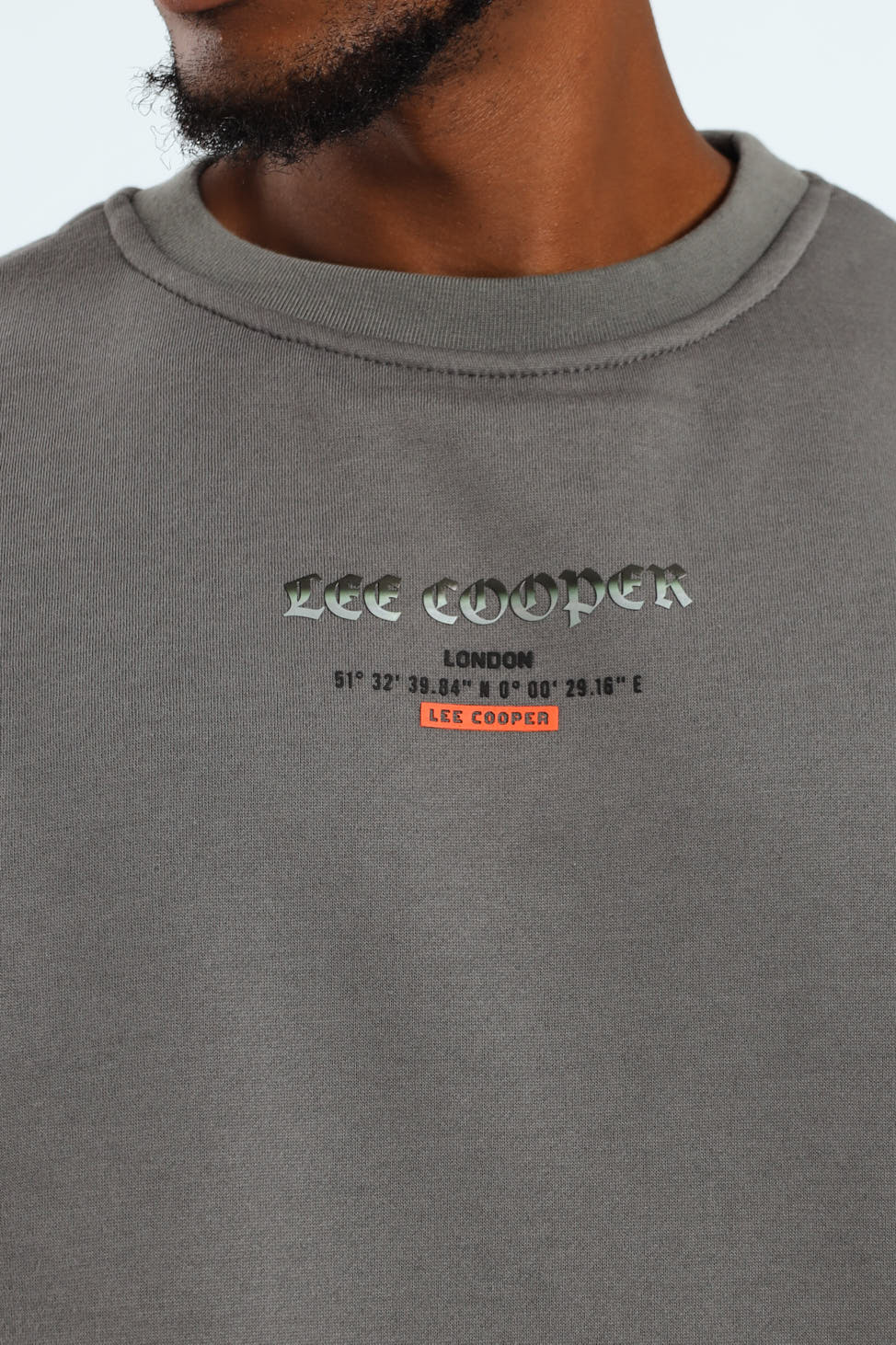 Elio Multi Print Sweatshirt - Dark Grey