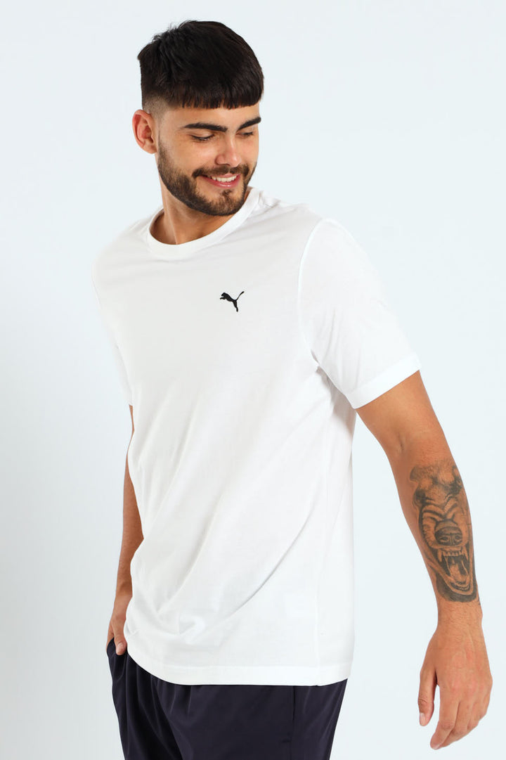 Essential Small Logo Tee - White