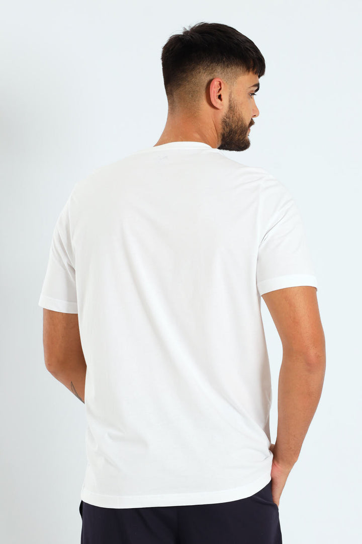 Essential Small Logo Tee - White