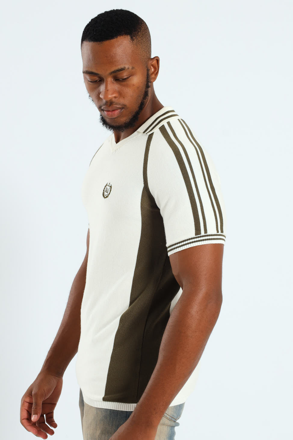 Fine Knit Sport Golfer - Ecru