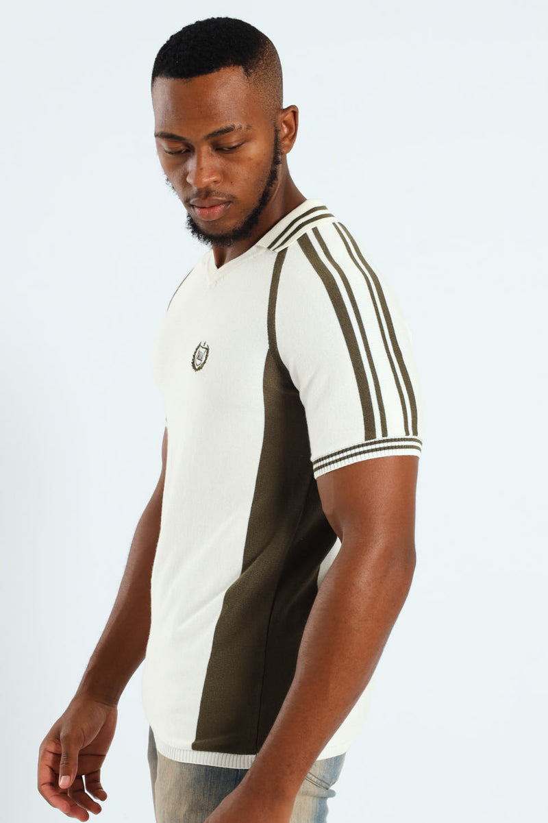Fine Knit Sport Golfer - Ecru