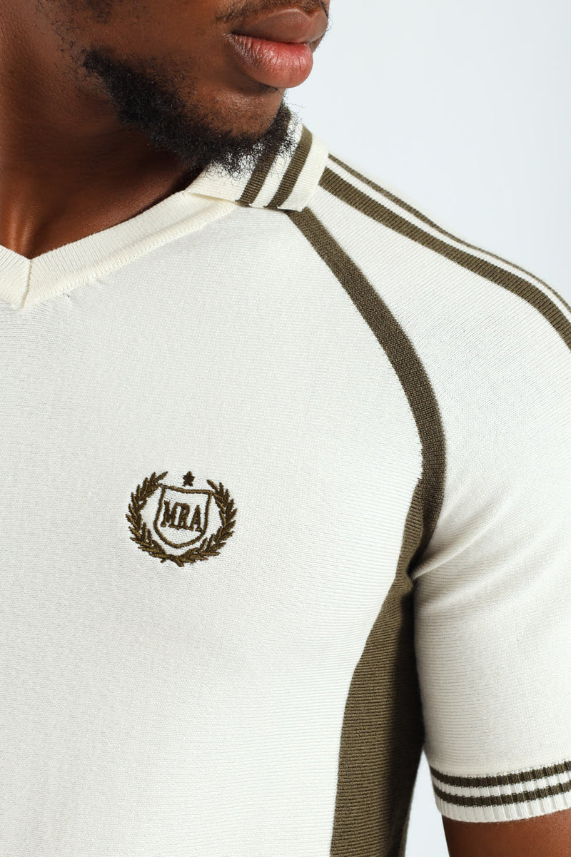 Fine Knit Sport Golfer - Ecru