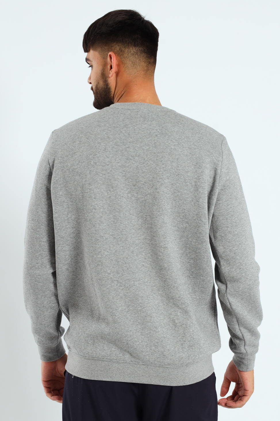 Essential Crew Fleece Top - Grey