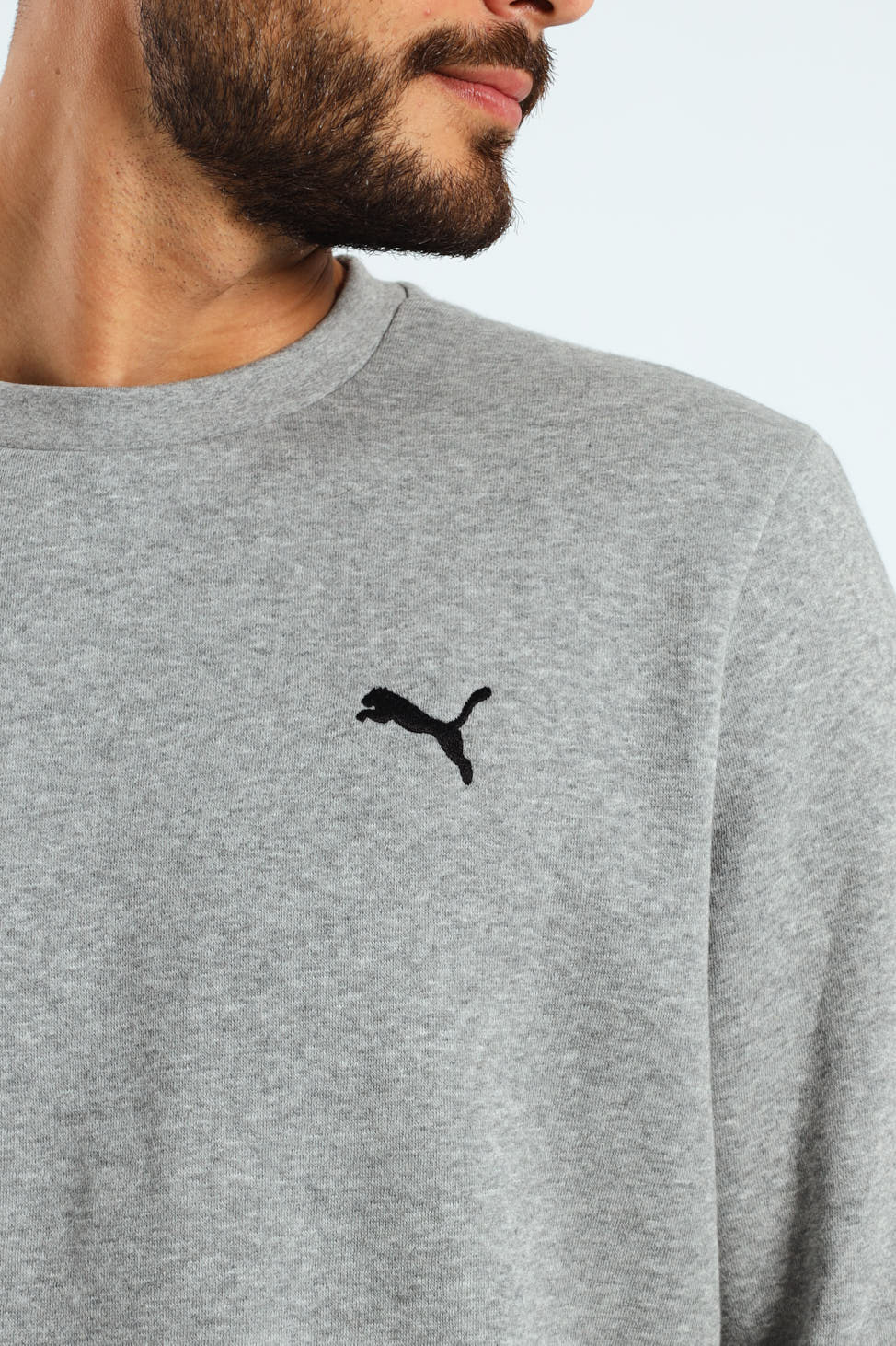 Essential Crew Fleece Top - Grey