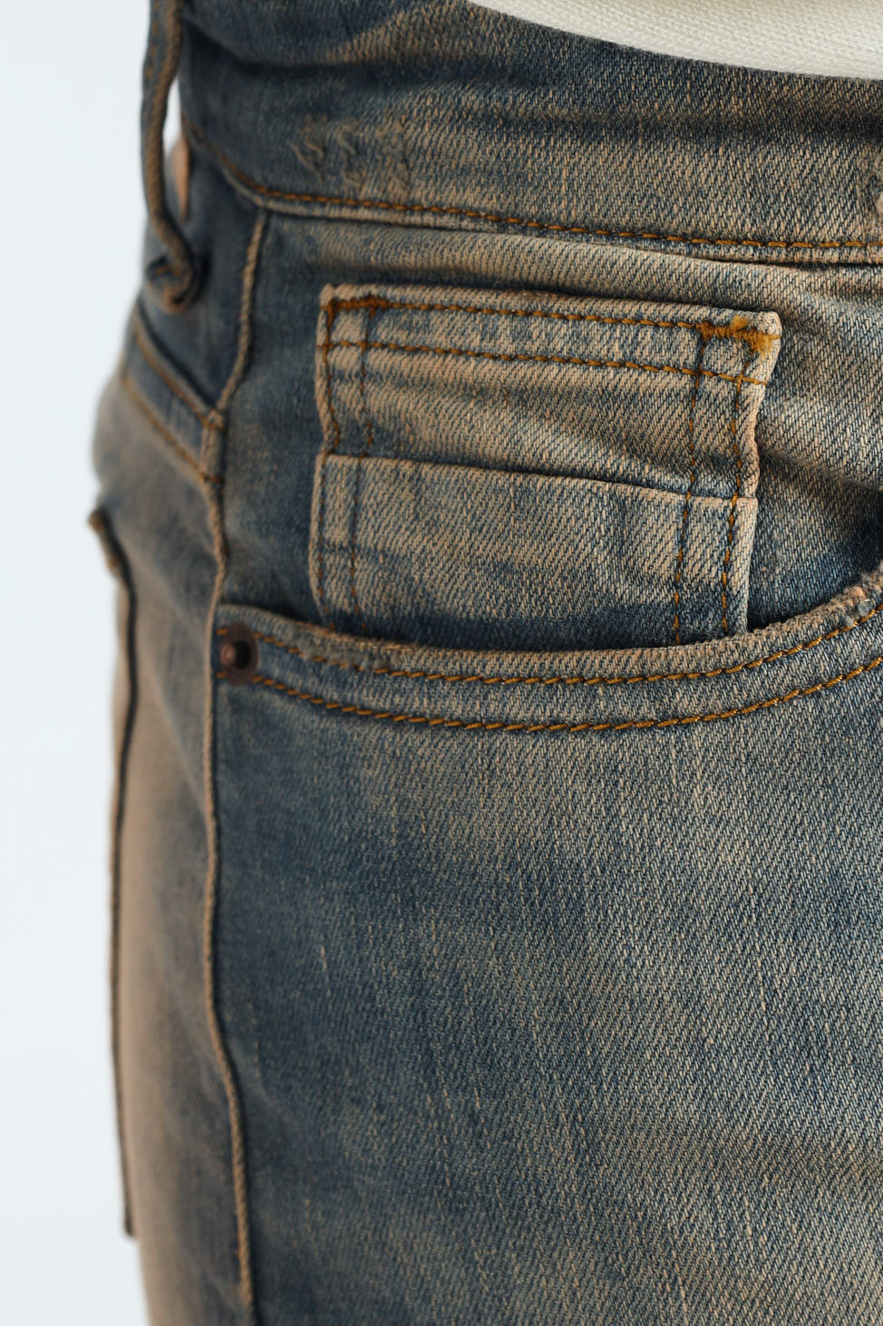 Slim Fit Denim - Tea Stain