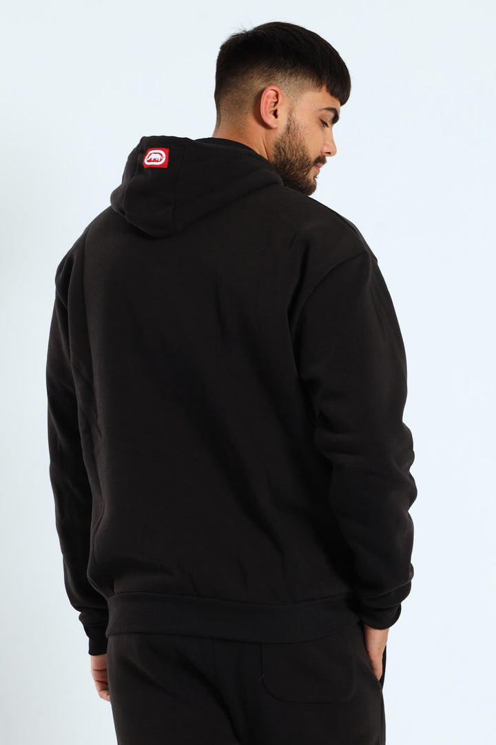 Box Script Hoody - Black