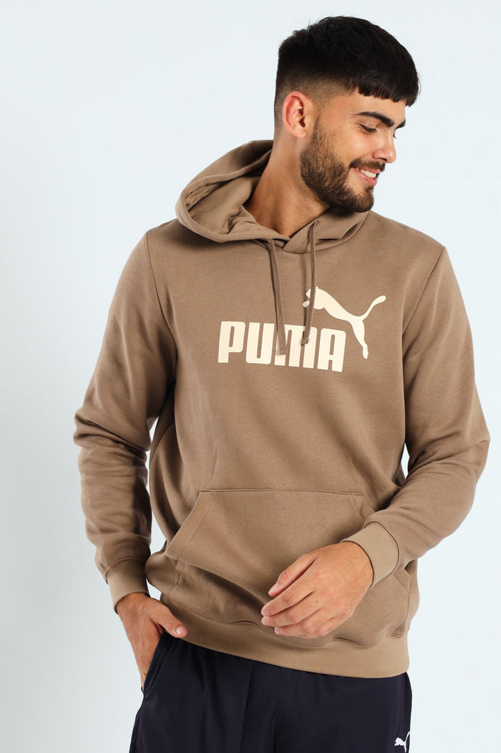 Essential No.1 Logo Fleece Hoodie - Taupe