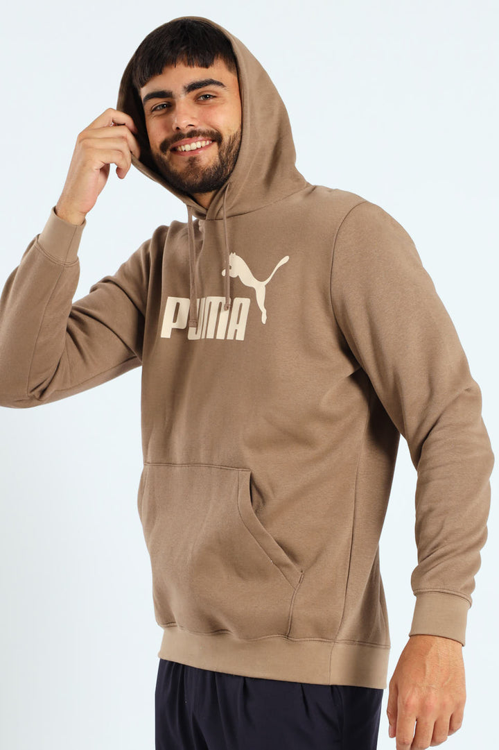 Essential No.1 Logo Fleece Hoodie - Taupe