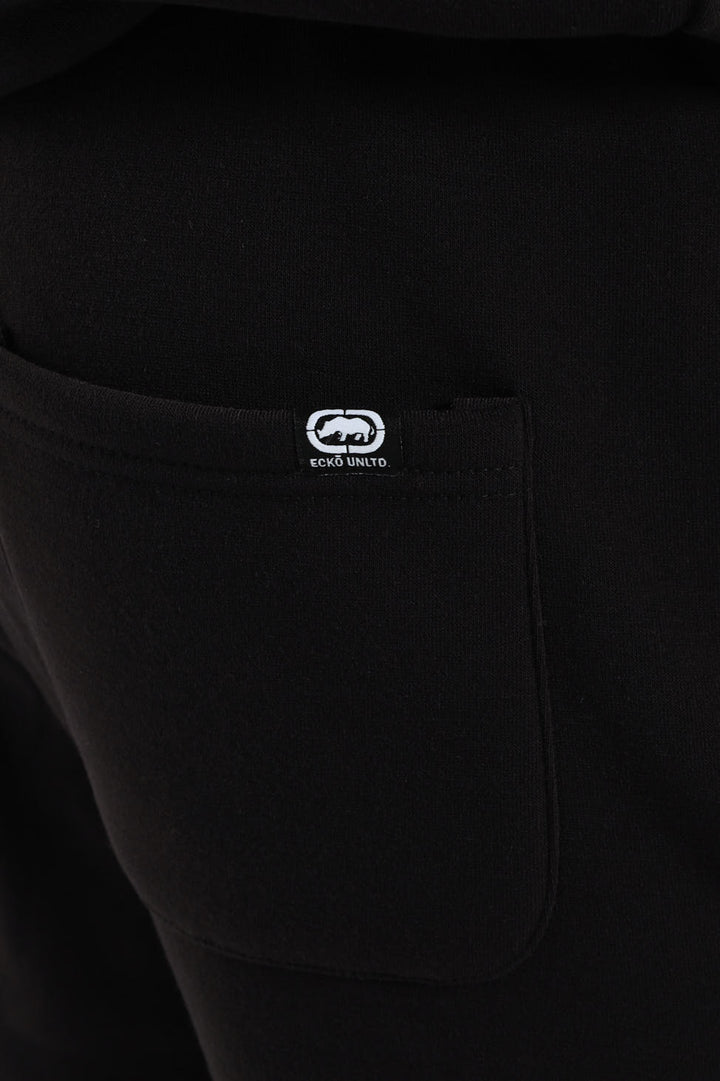 Core Fleece Cargo Jogger - Black