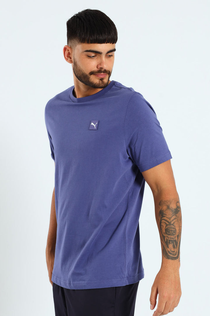 Essential Elevated Tee - Dark Blue