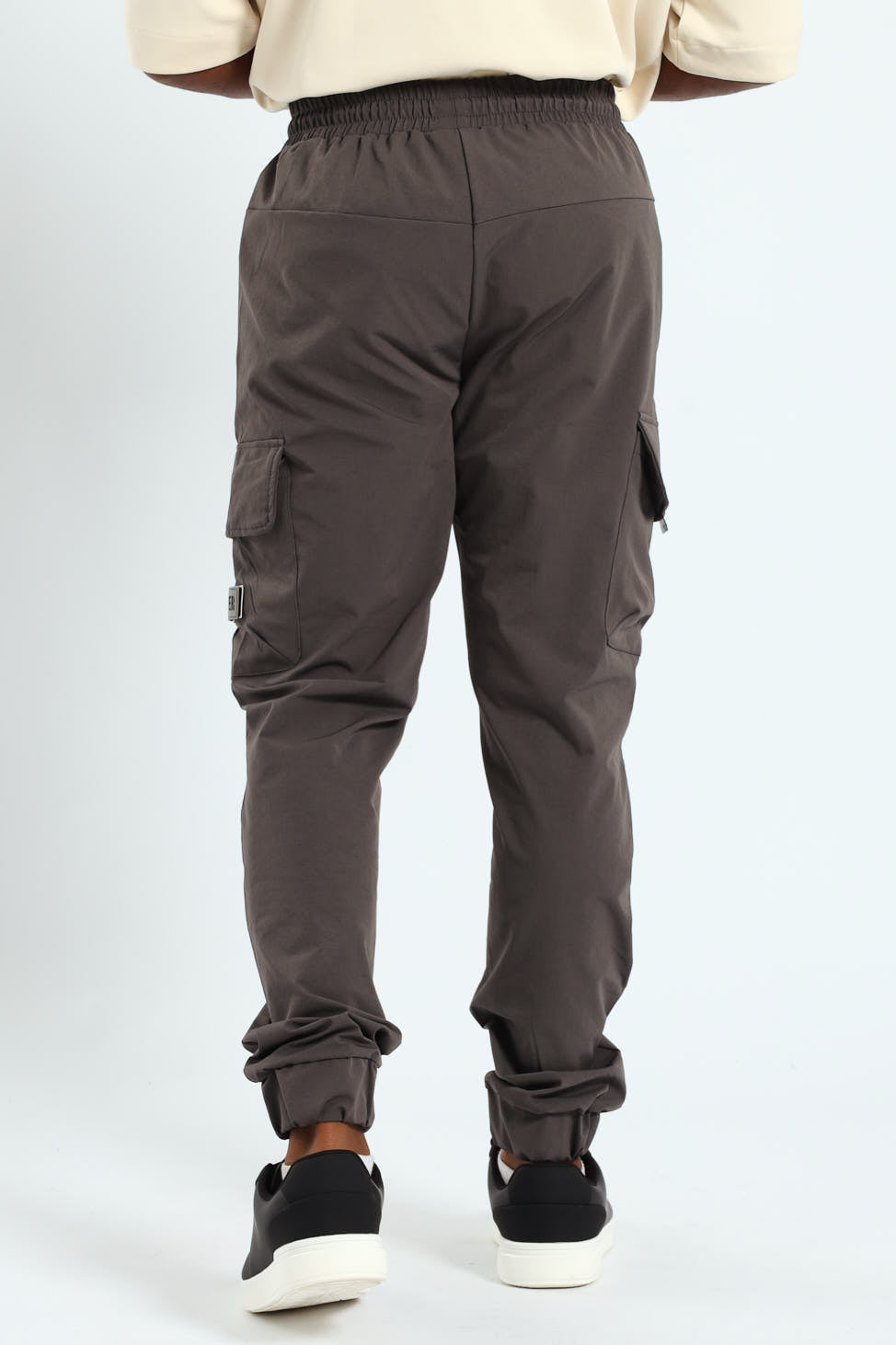 Asher Nylon Jogger - Charcoal