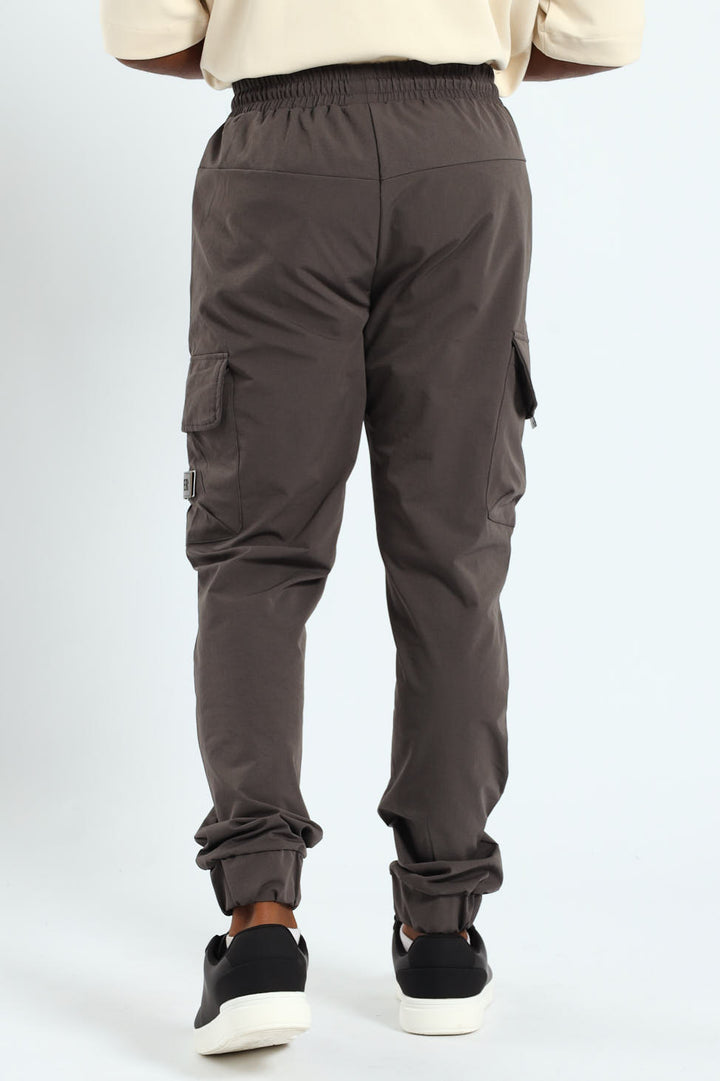Asher Nylon Jogger - Charcoal