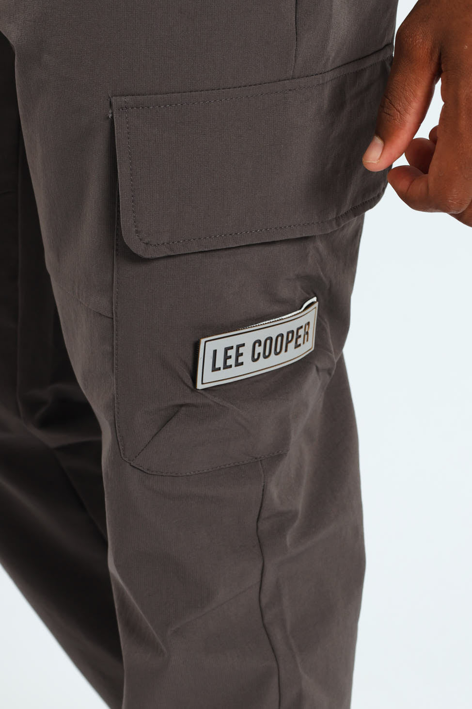 Asher Nylon Jogger - Charcoal