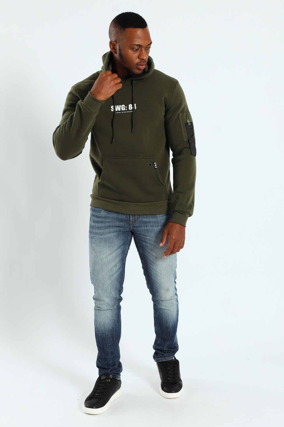 Long Sleeve Utility Fleece Hoody - Fatigue