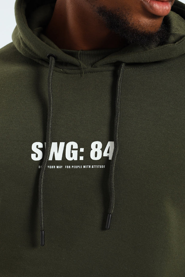 Long Sleeve Utility Fleece Hoody - Fatigue