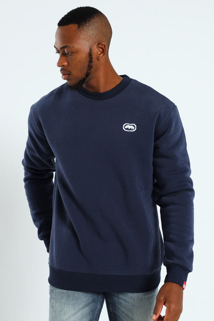 Never Out Crew Top - Navy