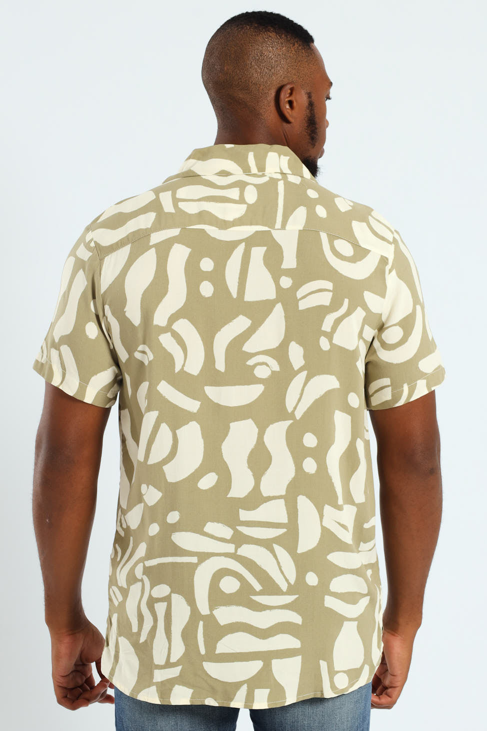 Printed Shirt - Olive
