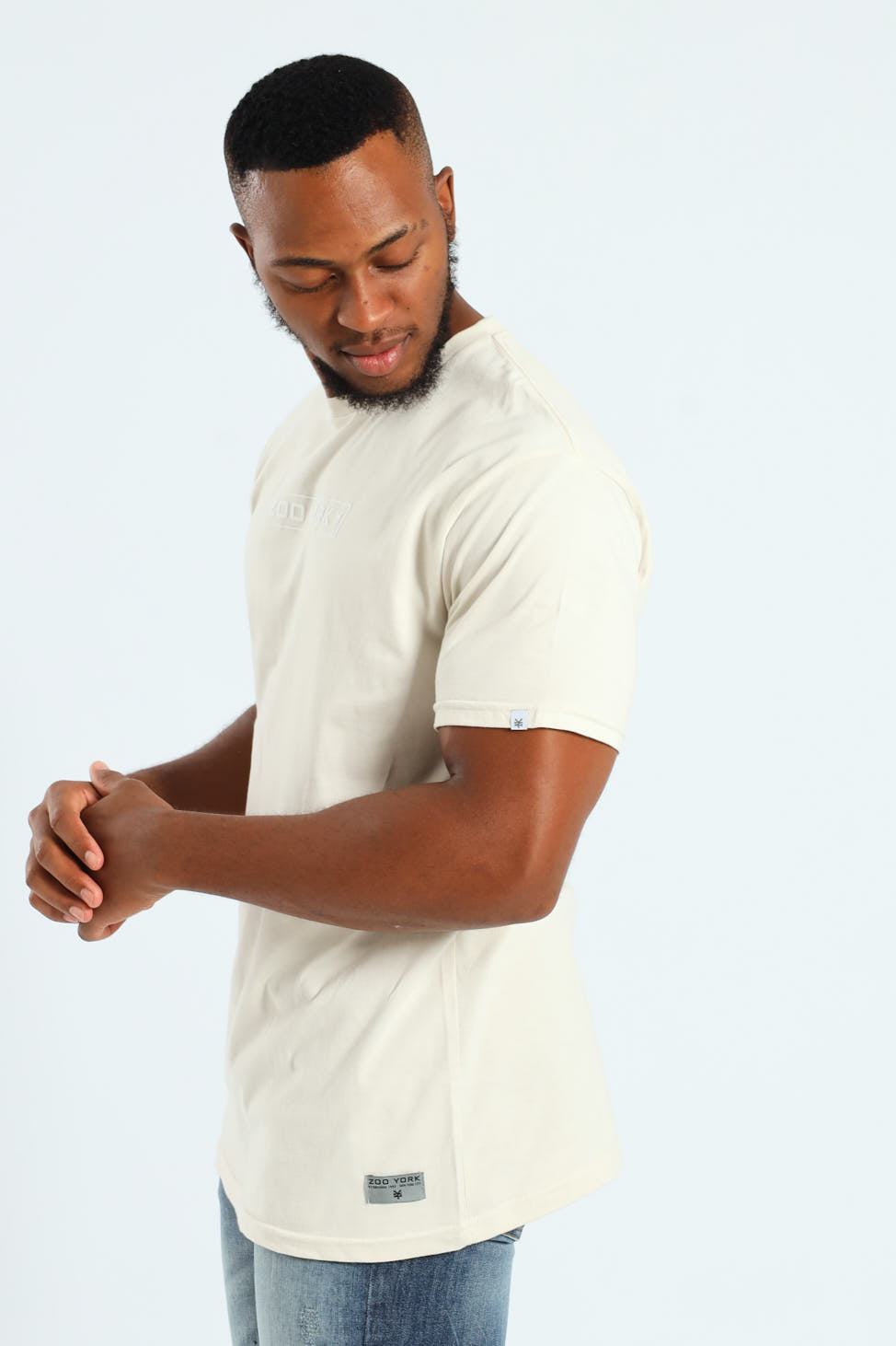 Chest Logo Tee - Stone