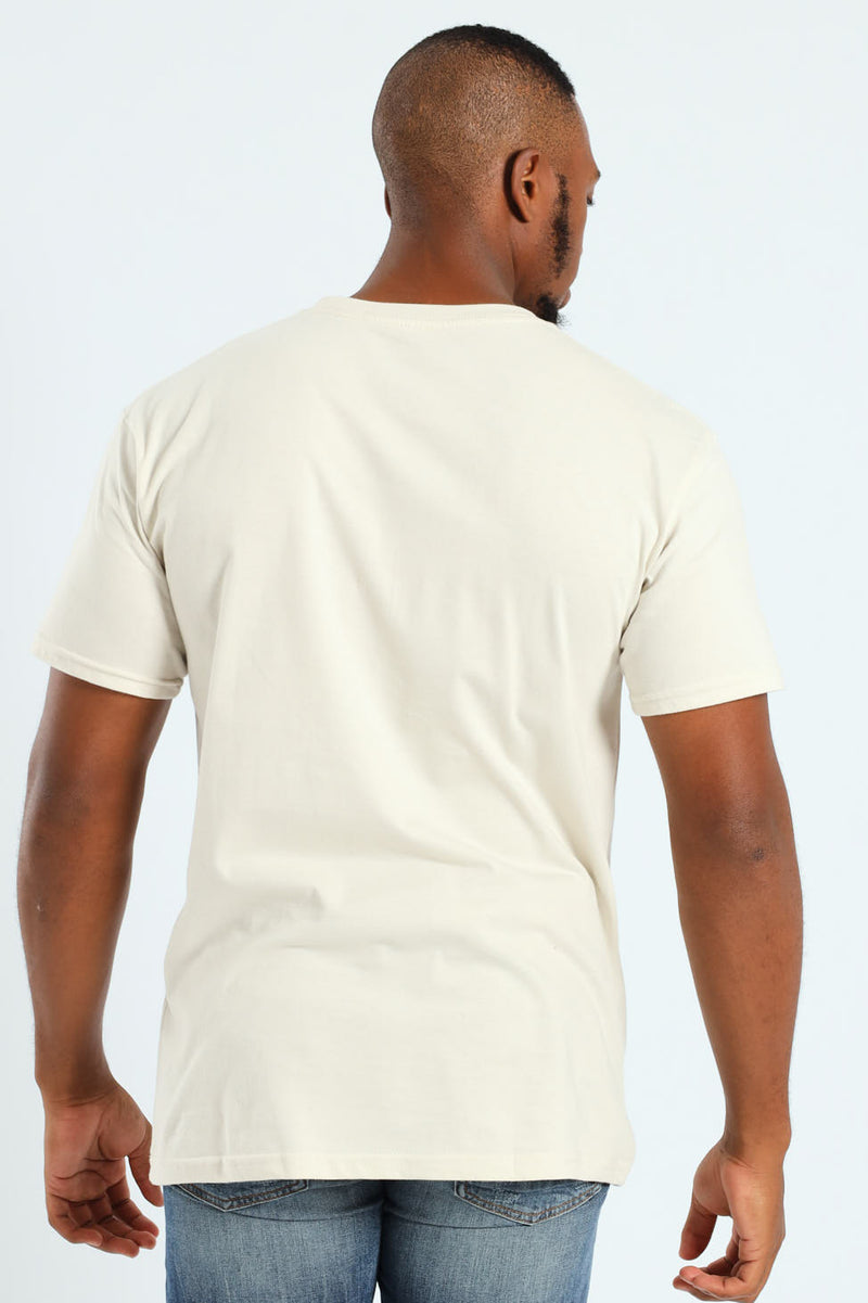 Chest Logo Tee - Stone